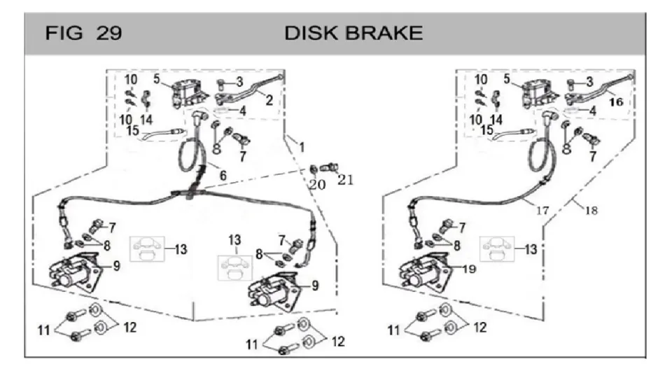 Kuba W180 (2015–2019) Ön Disk Balatası Takım