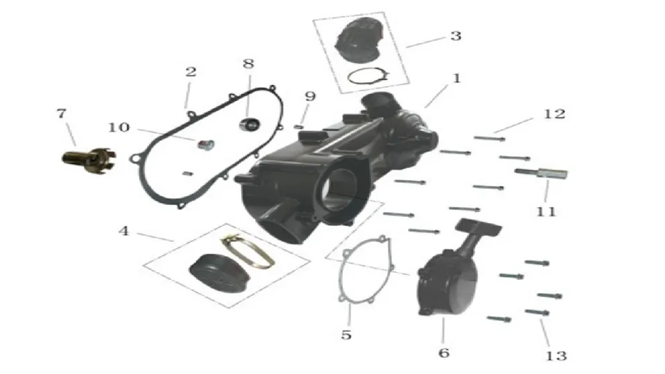 Kuba W180 (2015–2019) Motor Kapağı Dış Conta